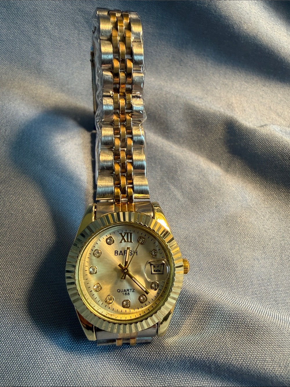 Two-Tone Gold & Silver Bracelet Watch